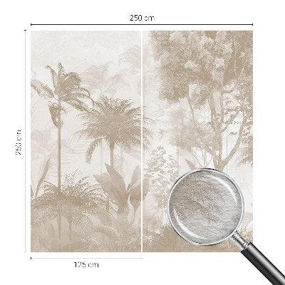 Modern wall mural for living room Tropical landscape