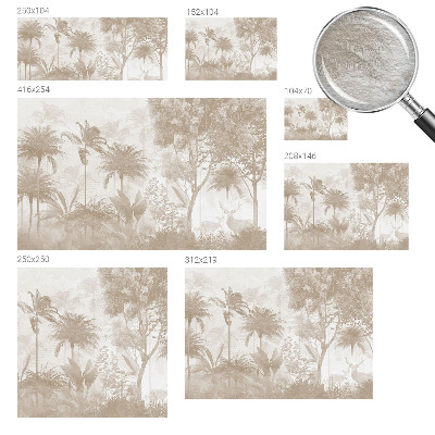 Modern wall mural for living room Tropical landscape