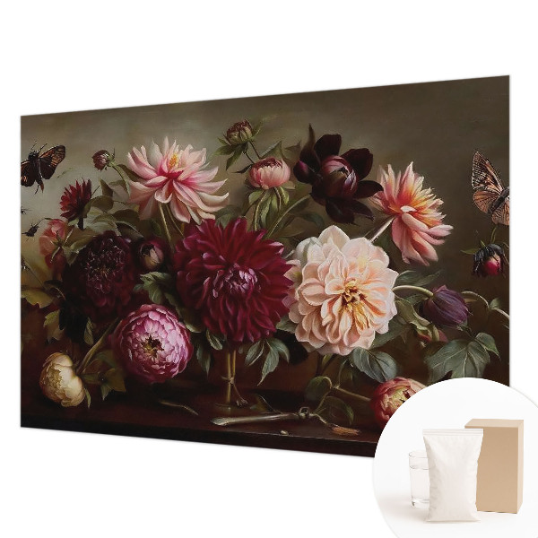 Modern wall mural for bedroom Floral majesty