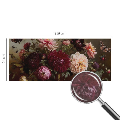 Modern wall mural for bedroom Floral majesty