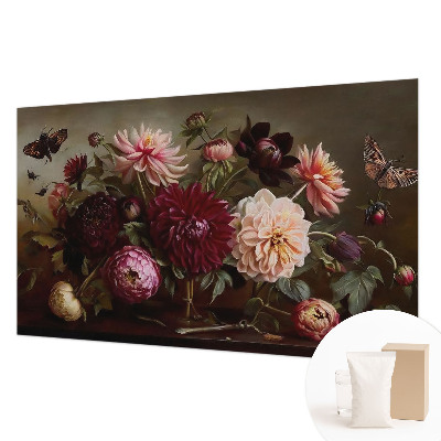 Modern wall mural for bedroom Floral majesty