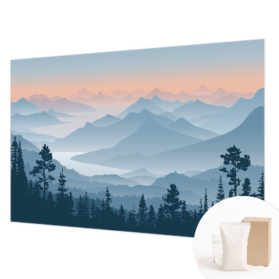 Modern wall mural Mountain panorama