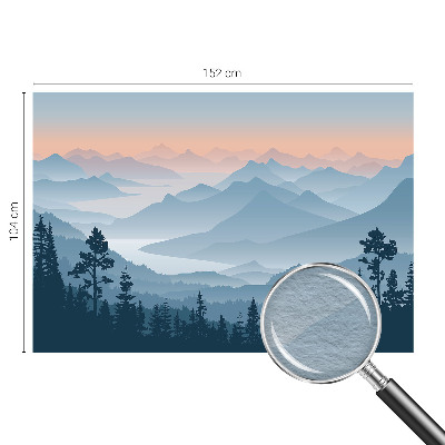 Modern wall mural Mountain panorama