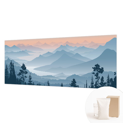 Modern wall mural Mountain panorama