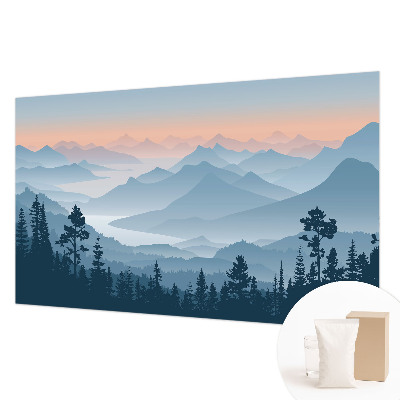 Modern wall mural Mountain panorama