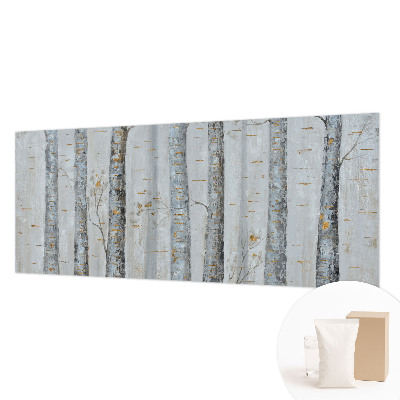 Premium photo wallpaper Birch trees