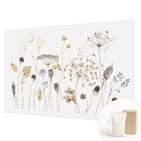 Non-woven wall mural Wildflowers