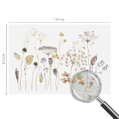 Non-woven wall mural Wildflowers