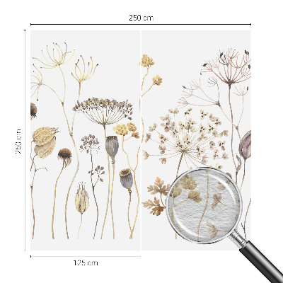Non-woven wall mural Wildflowers