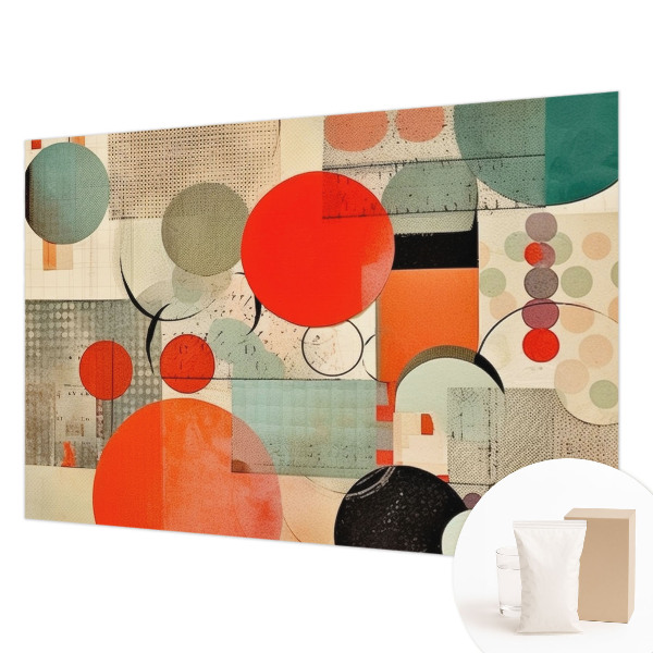 Decorative wall mural for living room Colorful abstraction