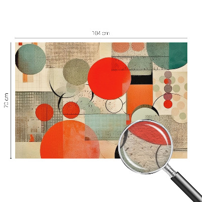 Decorative wall mural for living room Colorful abstraction