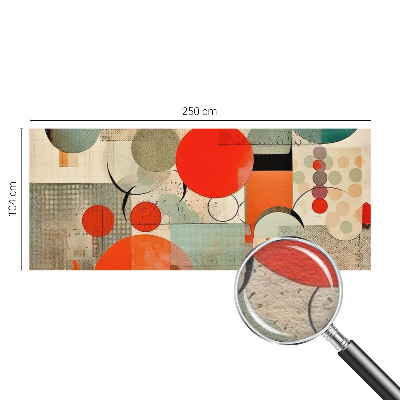 Decorative wall mural for living room Colorful abstraction