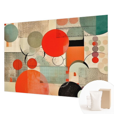 Decorative wall mural for living room Colorful abstraction