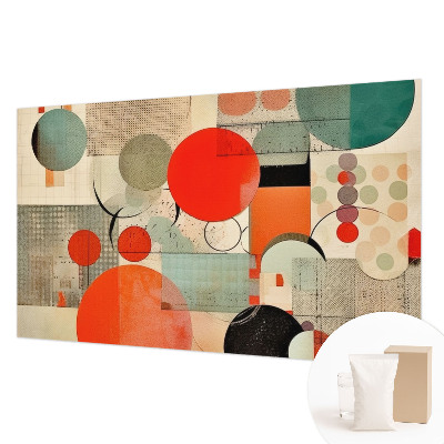 Decorative wall mural for living room Colorful abstraction