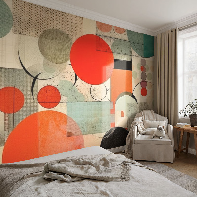 Decorative wall mural for living room Colorful abstraction