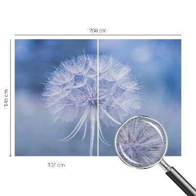 Non-woven photo wallpaper Blue delicacy