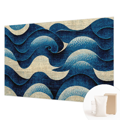 Wallpaper mural Blue waves