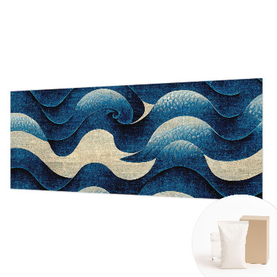 Wallpaper mural Blue waves