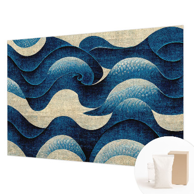 Wallpaper mural Blue waves