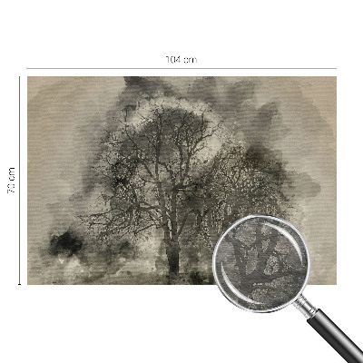 Photo wall mural Mysterious trees