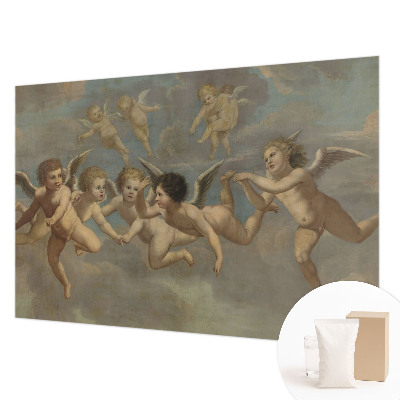 Wall mural for bedroom Angelic figures