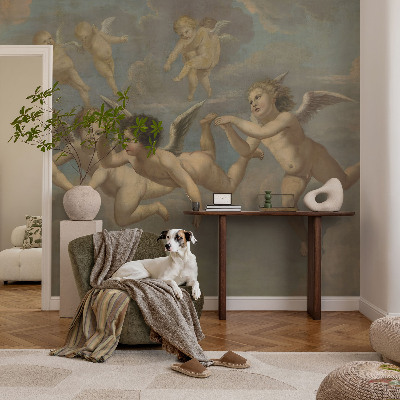 Wall mural for bedroom Angelic figures