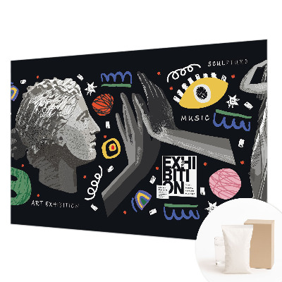 Wall mural for living room A colorful exhibition