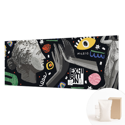 Wall mural for living room A colorful exhibition