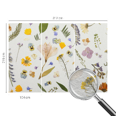 Large wall mural Spring flowers