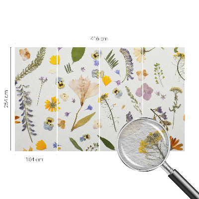 Large wall mural Spring flowers