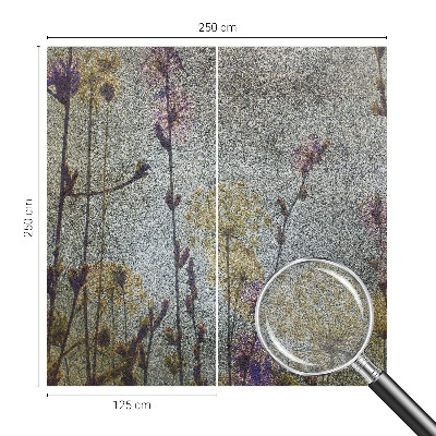 Bedroom wall mural wallpaper Wildflowers