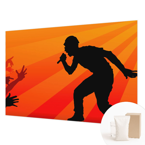 Large wallpaper mural Rhythmic scene