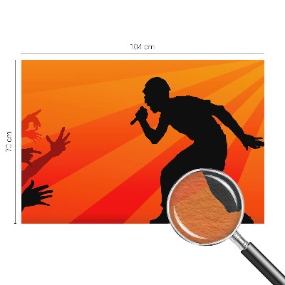 Large wallpaper mural Rhythmic scene