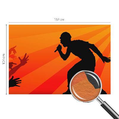 Large wallpaper mural Rhythmic scene