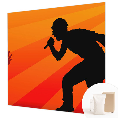 Large wallpaper mural Rhythmic scene