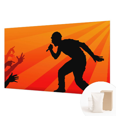 Large wallpaper mural Rhythmic scene