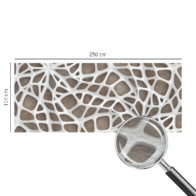 Modern wall mural for bedroom Lace net