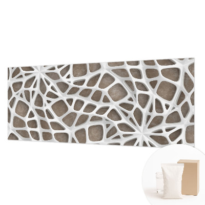 Modern wall mural for bedroom Lace net