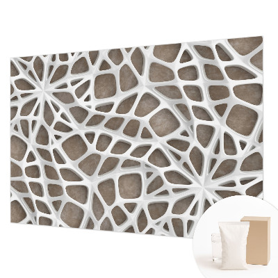 Modern wall mural for bedroom Lace net