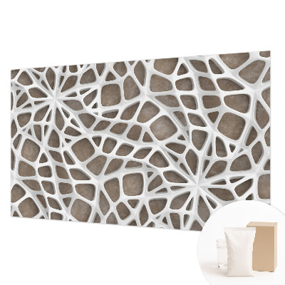 Modern wall mural for bedroom Lace net