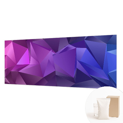 Custom size wall mural Purple triangles