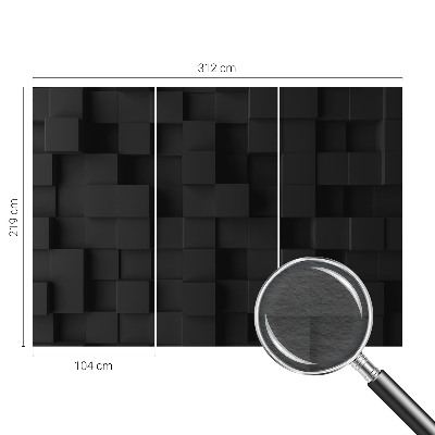 Large wall mural wallpaper Three-dimensional cubes