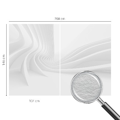 Modern wall mural Wavy lines
