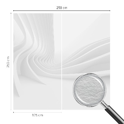 Modern wall mural Wavy lines