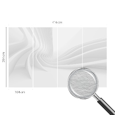 Modern wall mural Wavy lines