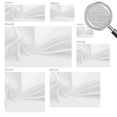 Modern wall mural Wavy lines