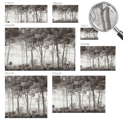 High quality photo wallpaper Forest magic