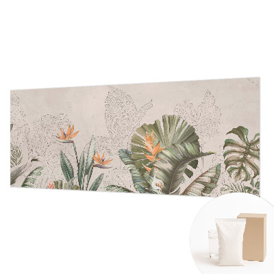 Premium wall mural for bedroom Tropical flowers