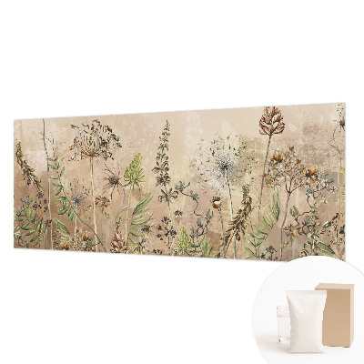 Non-woven wall mural Rustic flowers