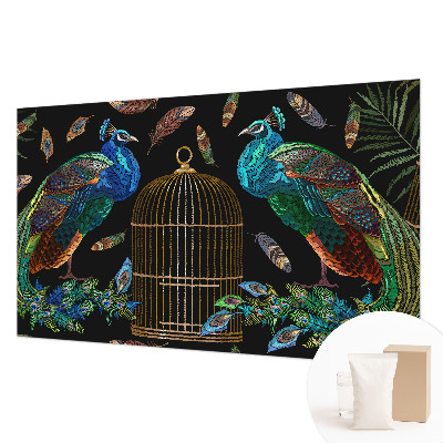 Large wall mural wallpaper Peacock image